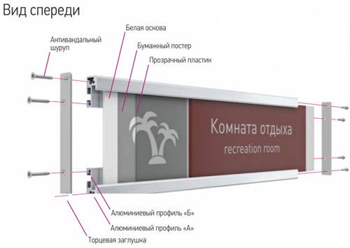 схема модульной таблички 1